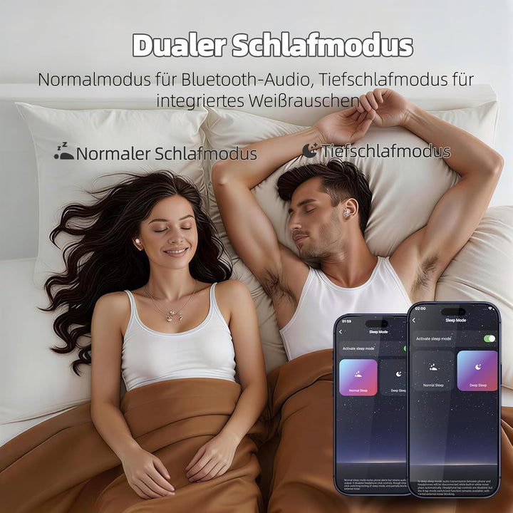 Bluetooth Kopfhörer Kabellos, Schlaf kopfhörer Seitenschläfer 2026, Schlafkopfhörer Bluetooth 5.4 mi