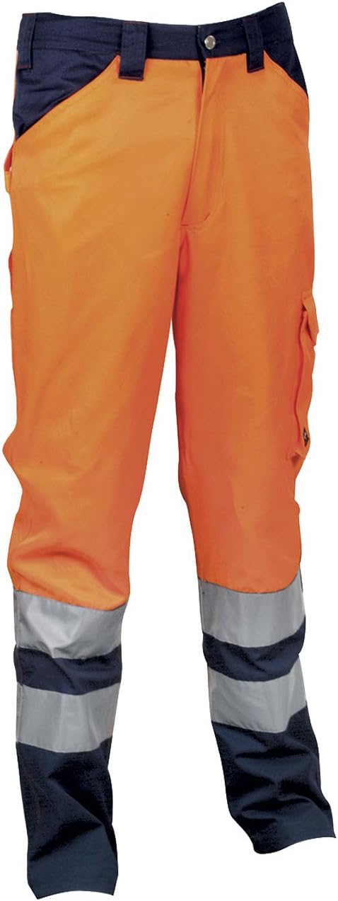 Cofra V331-0-02.Z/5 Arbeits Hose "Twinkle", Orange/Marineblau, XL /5 Fluo Orange / Navy, /5 Fluo Ora