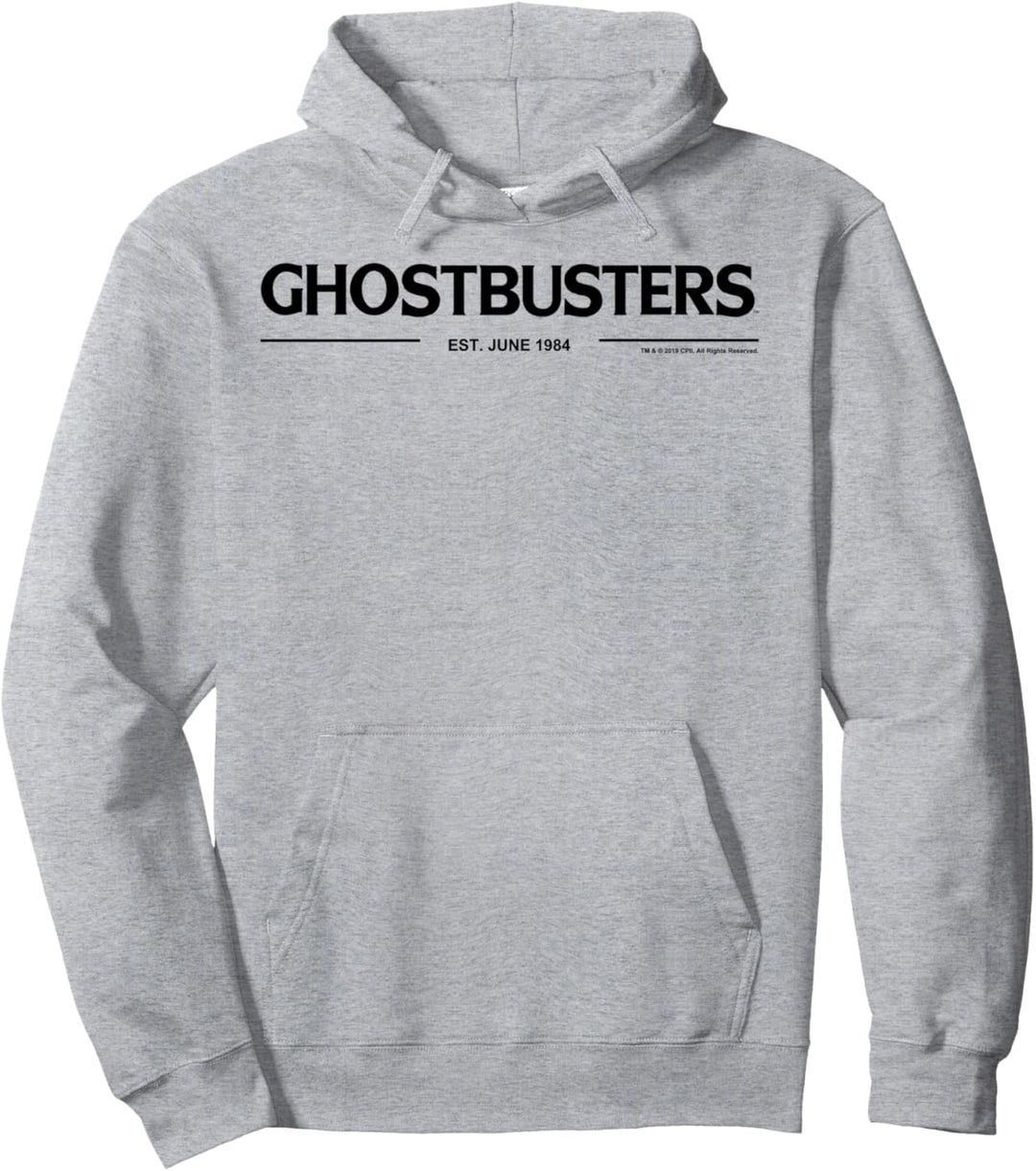 Ghostbusters Bold Established 1984 Logo Pullover Hoodie