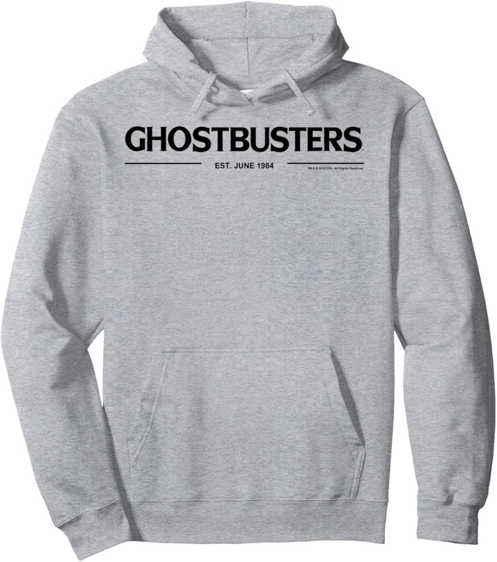 Ghostbusters Bold Established 1984 Logo Pullover Hoodie