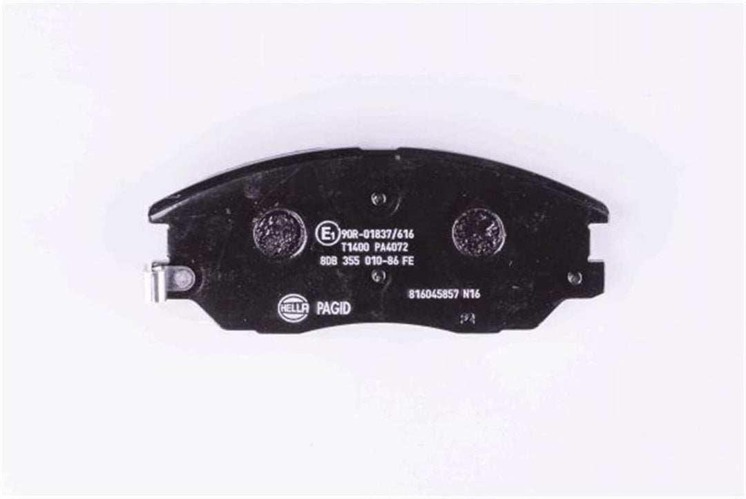 HELLA PAGID 8DB 355 010-861 Bremsbelagsatz - T1400 - Dicke/Stärke: 16.5mm - Bremssystem: Mando - mit