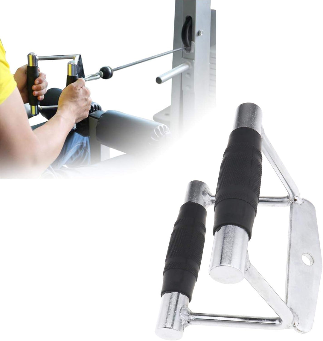 Zwilling V Sitzreihe Chinning Bar mit Gummigriffen Bodybuilding Gym Kabel Crossover Maschine Power C
