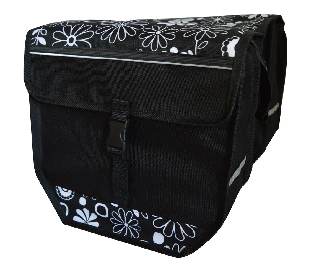 Beluko FAHRRADTASCHE 26" 28" Erwachsene Satteltasche Gepäckträgetasche Doppel 2x15l / Einzelne 1x15l