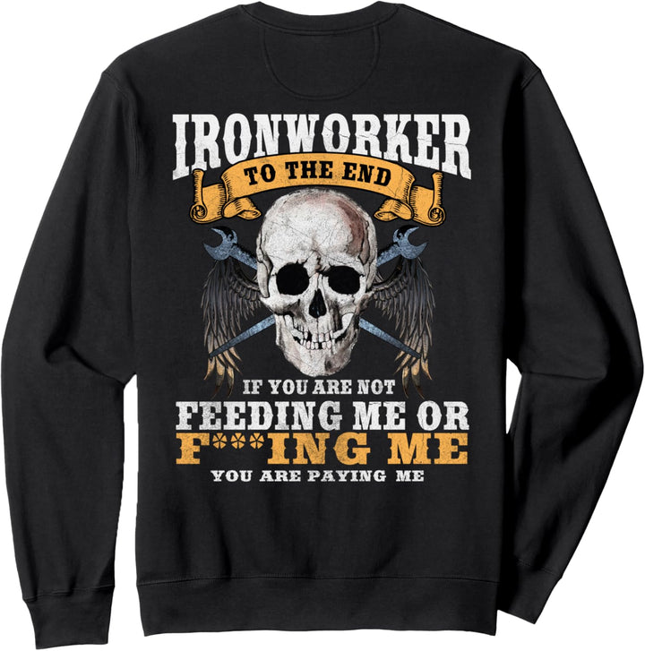 Ironworker Shirts Gift Design On Back Of Shirt Sweatshirt