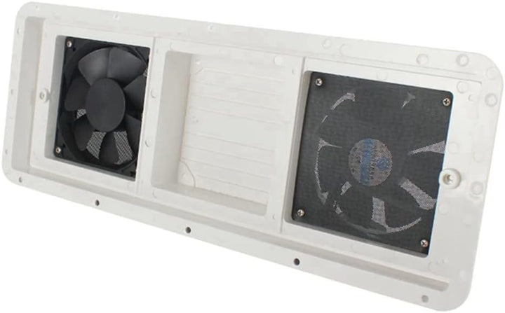 Riloer Bidirektionaler Lüfter für Wohnmobile, seitlich montierter Kühlerlüfter für Wohnmobile, 12 V,