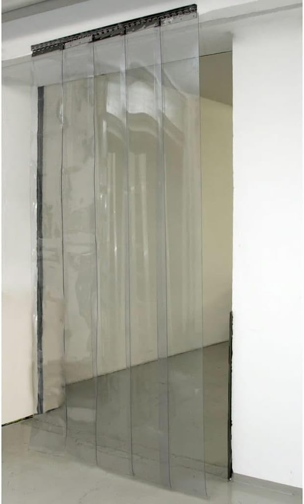 KERBL Streifenvorhang-Set (2x PVC Streifen Masse 30x225 cm, Sträke 3 mm, für Ställe / Paddocks / Hal