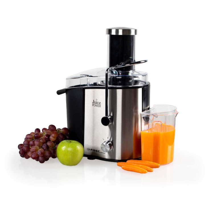 TZS First Austria Gemüse & Obst Entsafter, elektrische Saftpresse, mit 2 Geschwindigkeitsstufen & Dr