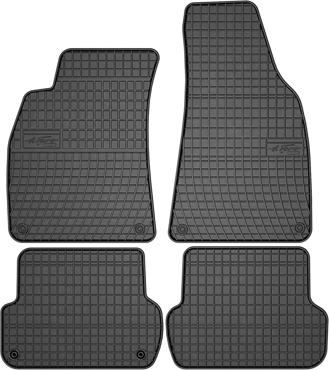 SMK Gummimatten Auto fussmatten Satz für Audi A4 B6 2000-2006 Erleben Sie einen neuen Standard des R