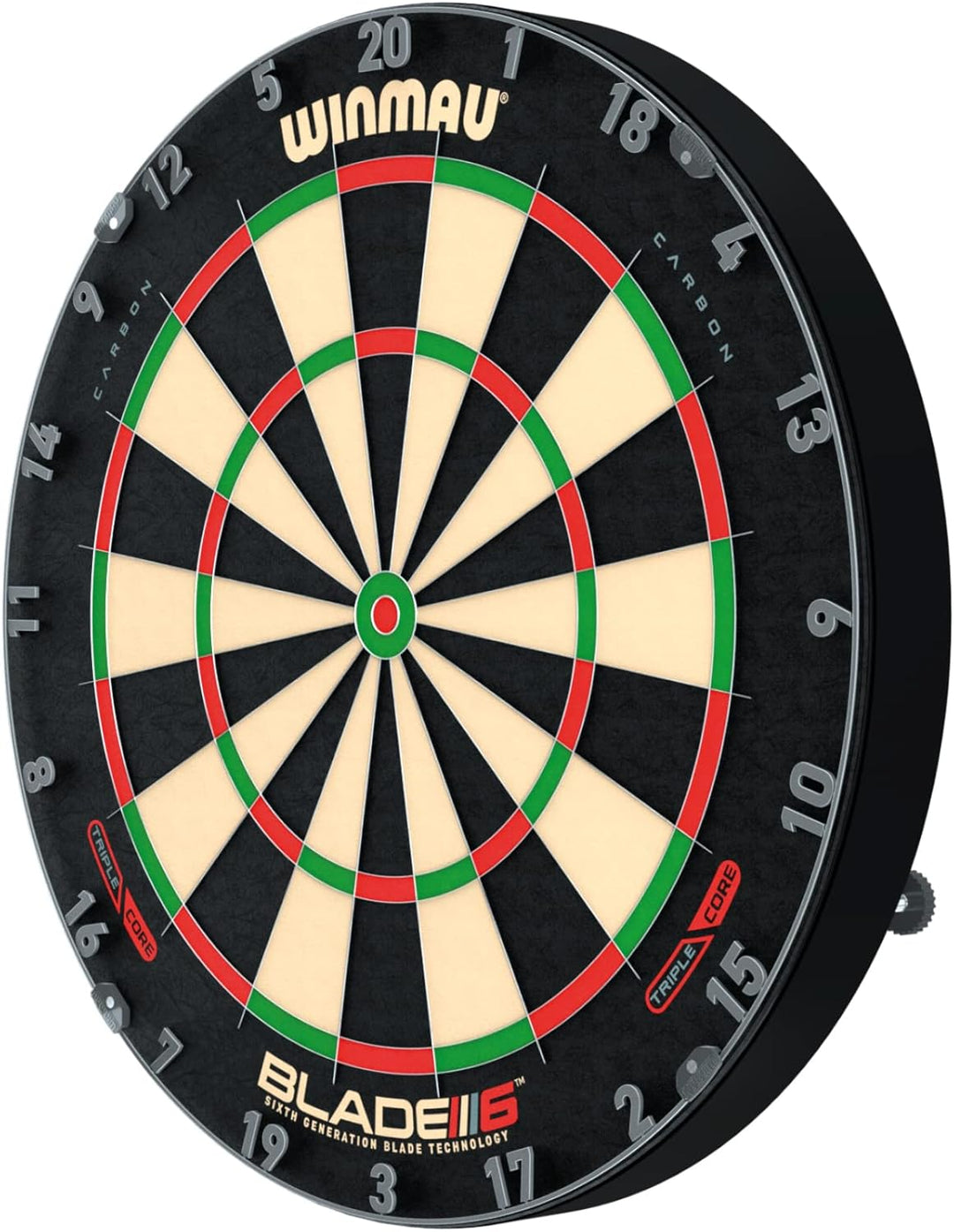 Winmau Blade 5 and Blade 6 Bristle Dartboards - Triple Core Blade 6 Available Schwarz, Weiss, Rot un
