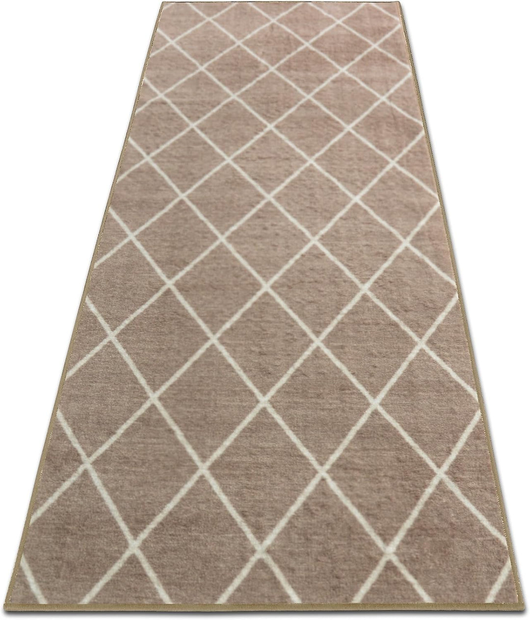 Floordirekt Teppich-Läufer Cosenza | Modernes Rauten-Design | Hochwertige Verarbeitung | Rutschhemme