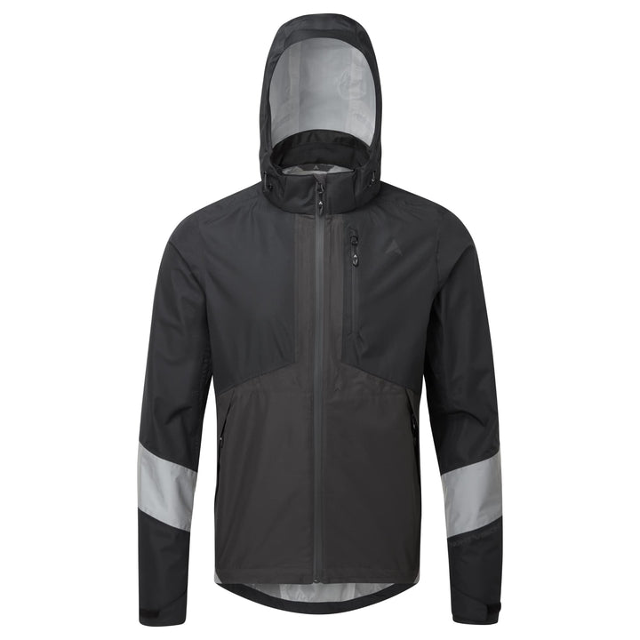 Altura Herren Typhoon Radjacke, wasserdicht, reflektierend, Schwarz – Grösse L Schwarz L, Schwarz L
