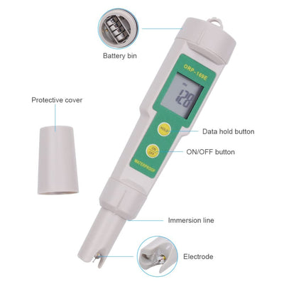 PH Meter Professional ORP Detektor Professional ORP-169 Redox Tester Wasserdichtes ORP Meter pH Mess