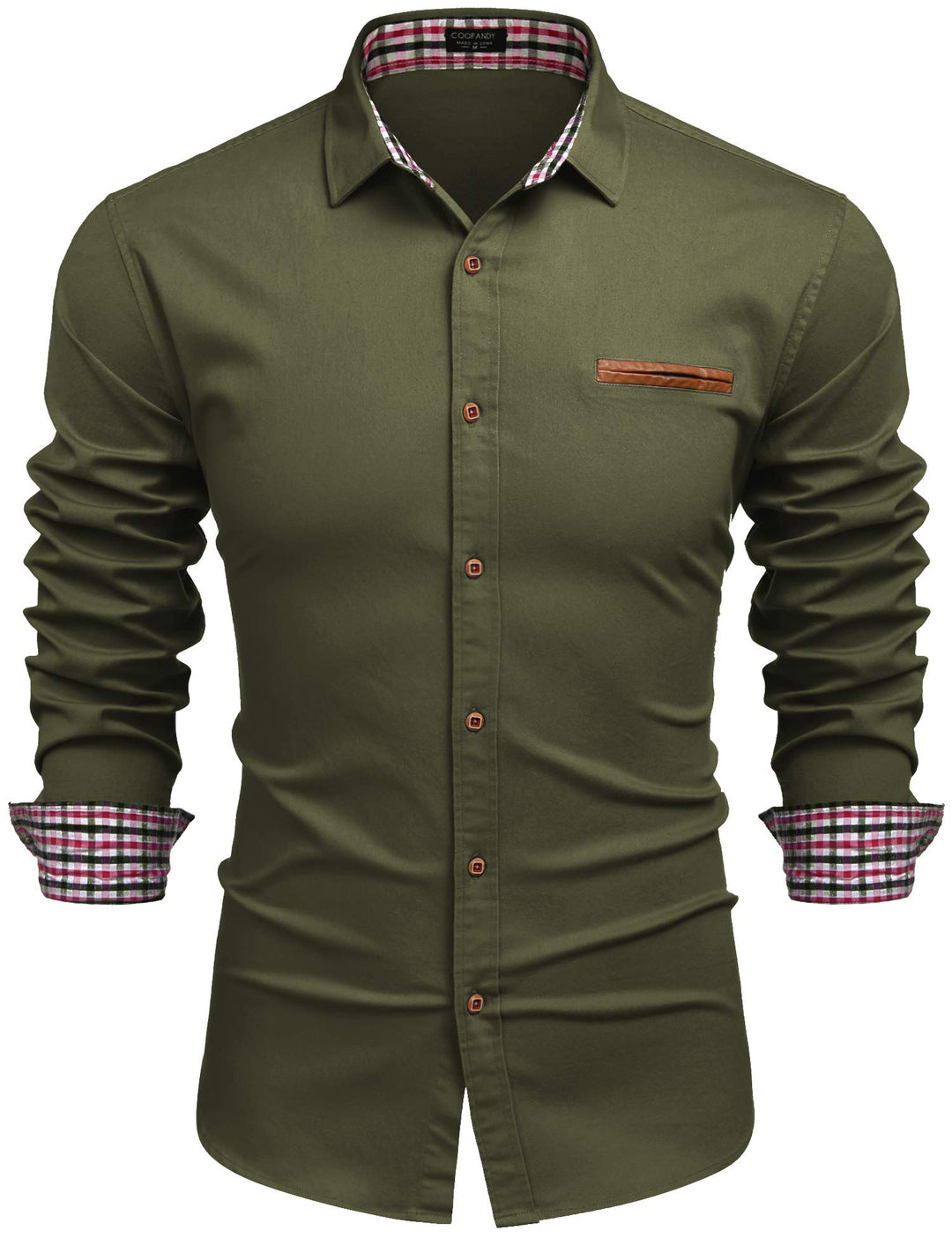 COOFANDY Herren Hemd Langarm Jeanshemd Denim Shirt Kent-Kragen Langarmhemd Cowboy-Style Freizeit Hem