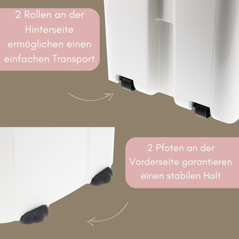 GarPet Futtertonne Luftdicht mit Deckel Futtertonne Pferd Hund Hundefutter Aufbewahrung Hundefutter