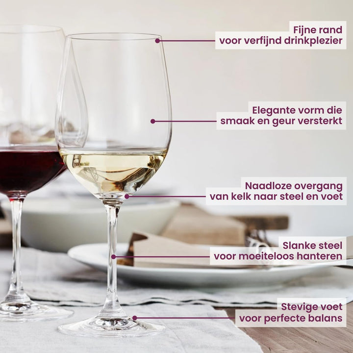 RIEDEL Weissweinglas-Set, Vorteilsset, 8-teilig, für Weissweine wie Chardonnay und Viognier, 350 ml,