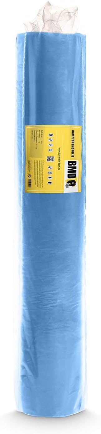 BMD 100m² Dampfbremssystempaket nach DIN 4108 Teil 11 & ENEV Dampfsperrfolie Dampfbremsfolie Dampfbr