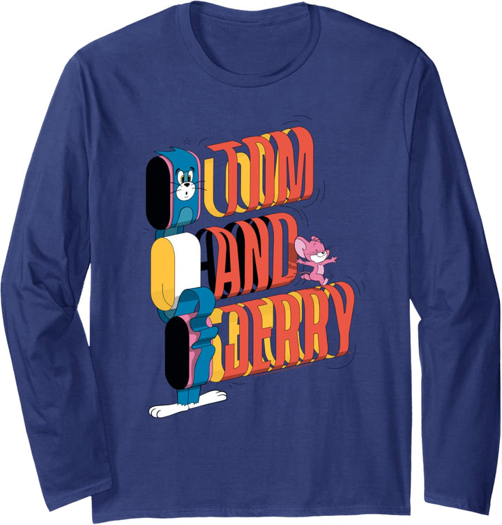 WB 100: Tom and Jerry Ribbon Run Langarmshirt