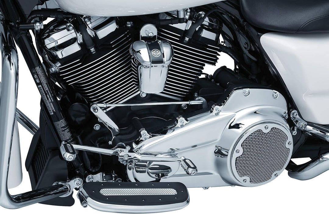 Kuryakyn 6411 Motorrad Accent Zubehör: Präzisions-Zylinder-Basisabdeckung für Harley-Davidson Motorr