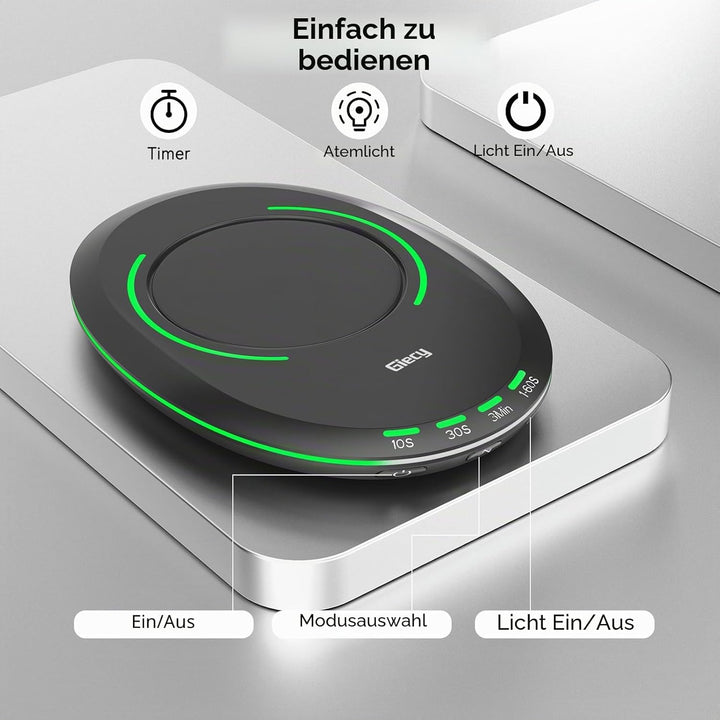 Ultra Dünner Maus Jiggler Nicht Nachweisbar,Mouse Mover mit Einstellbarem Intervall,Treiberfreier Ma