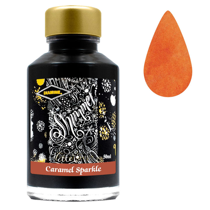Diamine 50 ml schimmernde Tinte, Caramel Sparkle