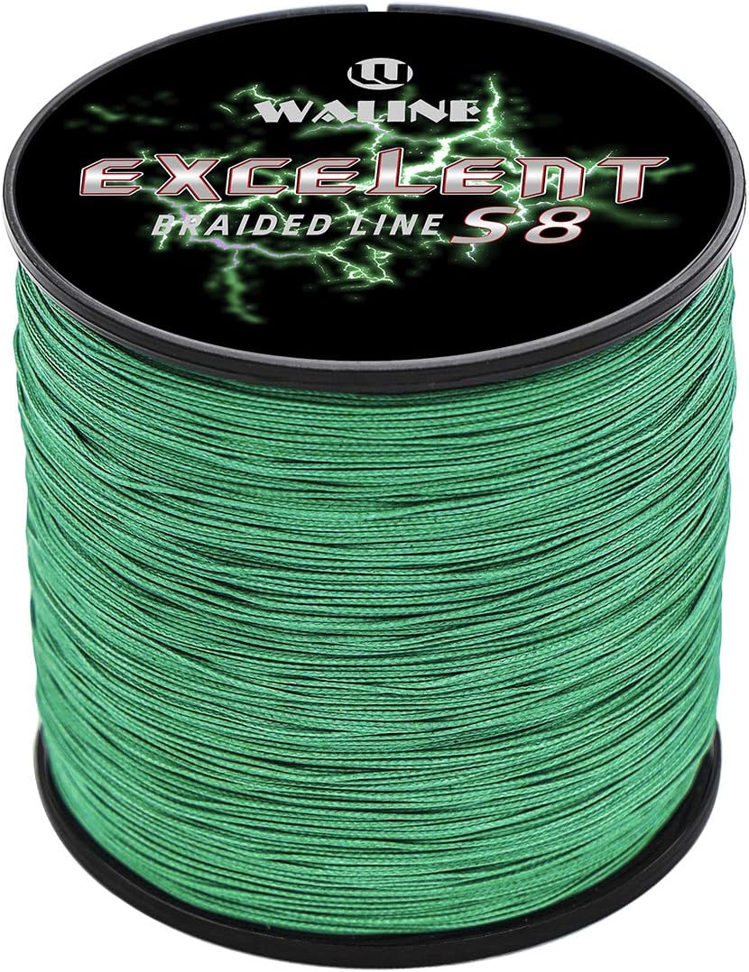 Waline 8 Stränge Super Strong PE Geflochtene Angelschnur 8fach Grün Mehrfarbig 300m 500m Angelschnur