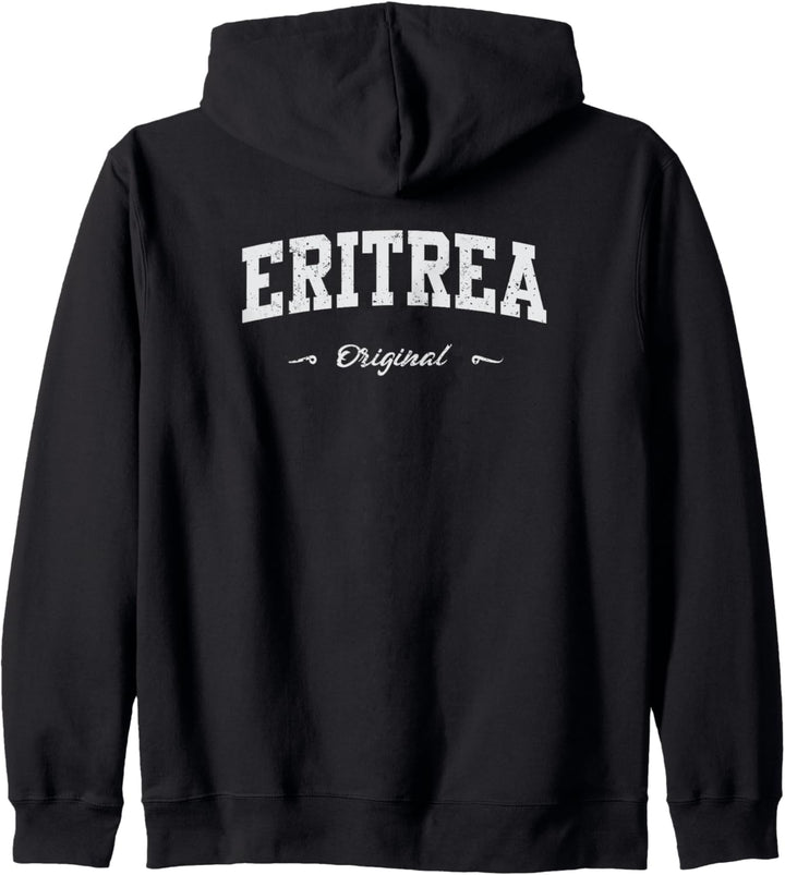 Eritrea Sport Souvenir Fanartikel Design Kapuzenjacke
