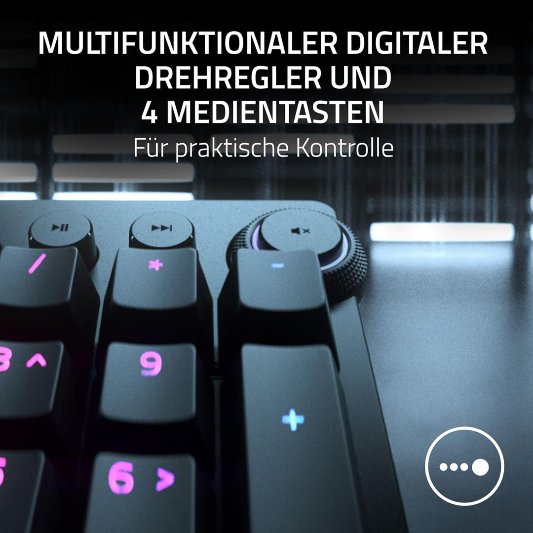 Razer Huntsman V2 (Analog Switch) - Gaming Tastatur mit analogen, opto-mechanischen Schaltern (Handb
