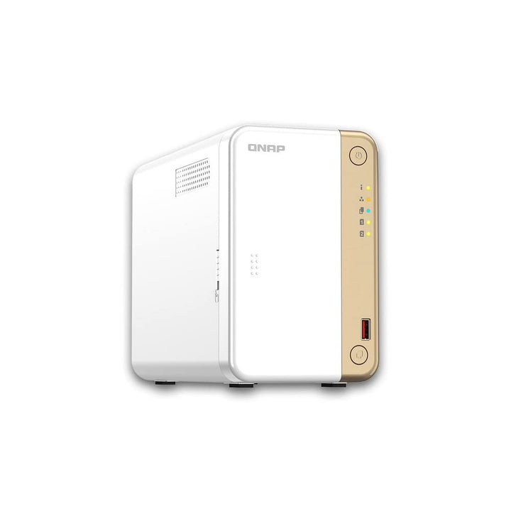 Qnap TS-262-4G | 2-Bay, 2 x M.2 Slots, 2.5GbE Desktop NAS, 2-Bay 4GB RAM, 2-bay 4GB RAM