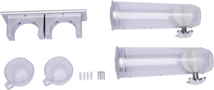 Wand Müslispender Wandmontage Cerealienspender Doppelt Müslispender, 3L Cereal Dispenser Süssigkeite