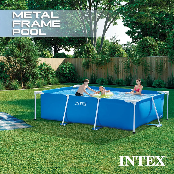Intex Rectangular Frame Pool -Aufstellpool - 300 x 200 x 75 cm, Blau 300 x 200 x 75 cm
