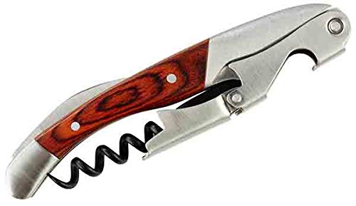 Kellnermesser, Länge 11,5 cm, mehrstufige Klapphebelfunktion, Weinöffner mit Flaschenöffner, Profi K