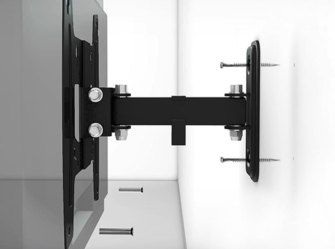 One For All TV-Wandhalterung, Schwenkbar 120° /Neigbar /Ausziehbare Fernseher Halterung, Curved 4K O