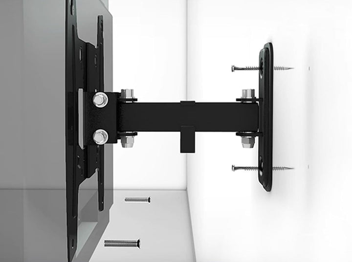 One For All TV-Wandhalterung, Schwenkbar 120° /Neigbar /Ausziehbare Fernseher Halterung, Curved 4K O