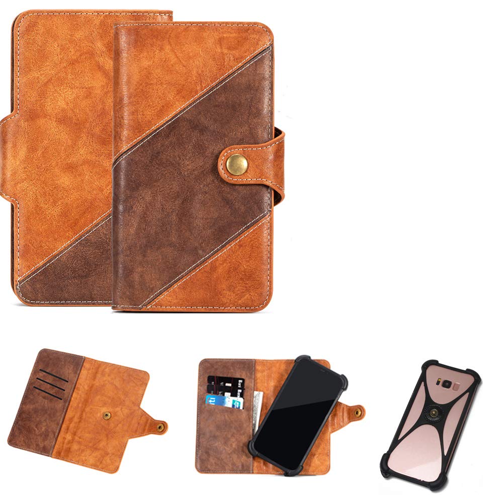 K-S-Trade Für LG Electronics G8s ThinQ Hülle Handyhülle Schutzhülle Bookstyle Case Wallet-Case Für L