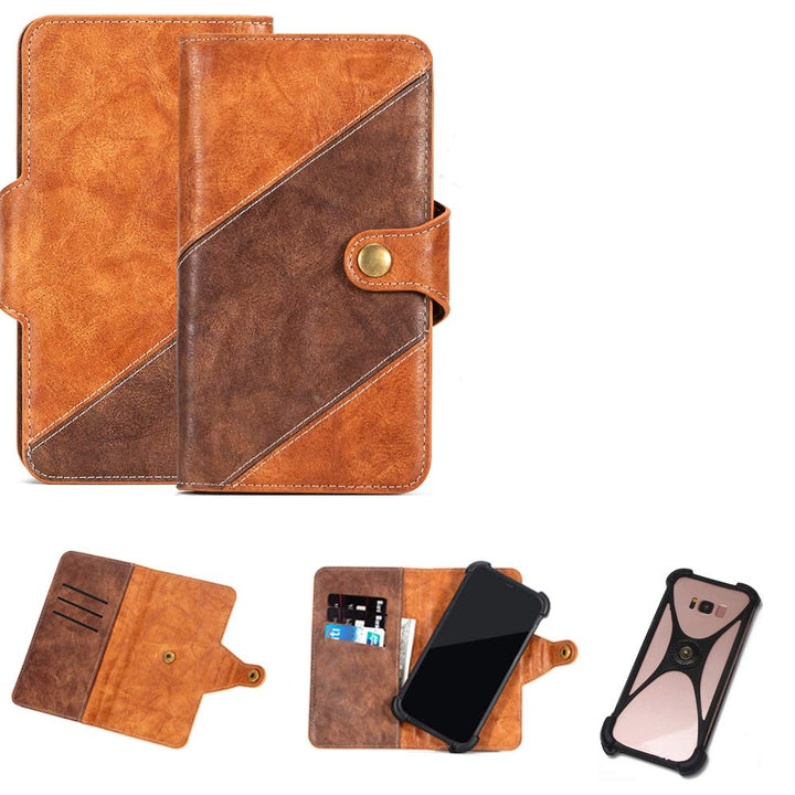 K-S-Trade Für LG Electronics G8s ThinQ Hülle Handyhülle Schutzhülle Bookstyle Case Wallet-Case Für L