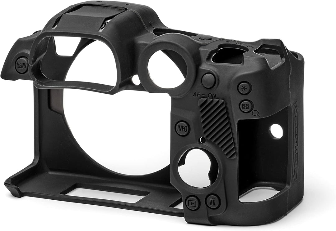easyCover - Silikon Kameratasche - Schutz für Ihre Kamera - Canon R7 - Schwarz Black, Black