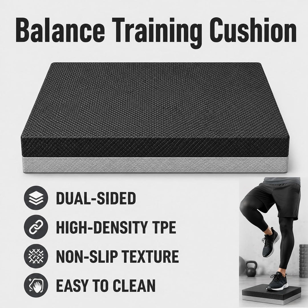 Balance Pad 2 Stück, 40x33cm Gleichgewichtskissen, Balancekissen Rutschfest 5cm Dicke, Balance Kisse
