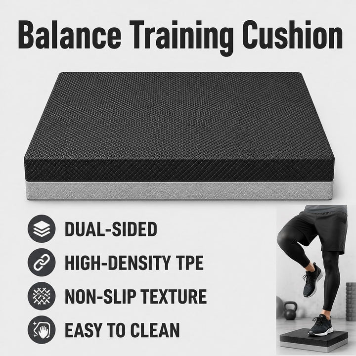Balance Pad 2 Stück, 40x33cm Gleichgewichtskissen, Balancekissen Rutschfest 5cm Dicke, Balance Kisse