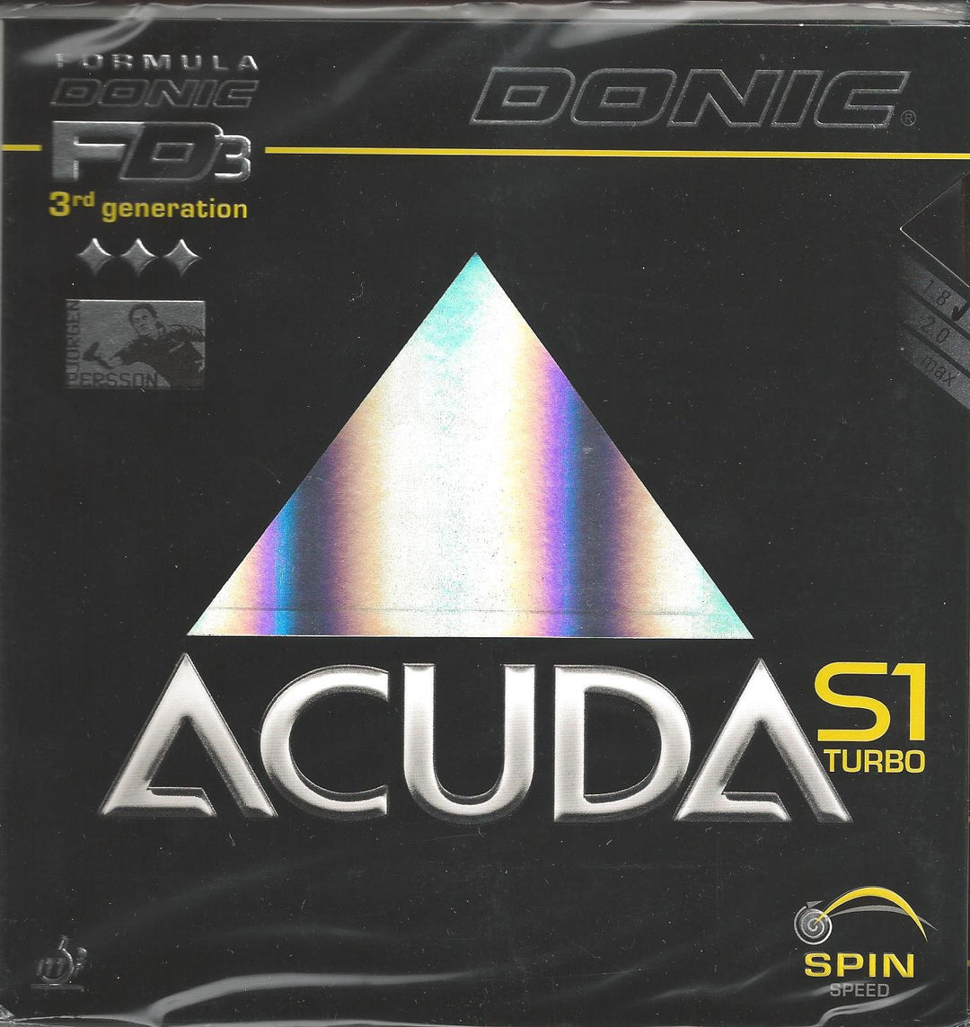 DONIC Belag Acuda S1 Turbo Rot 2,0mm, Rot 2,0mm