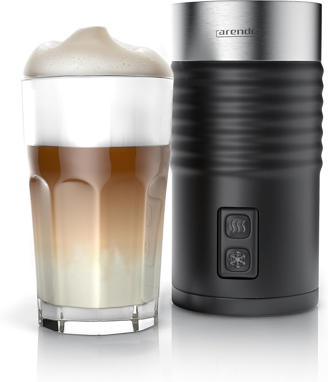 Arendo - Milchaufschäumer elektrisch - automatisch - Milk frother - Neues Modell Strix Controller -