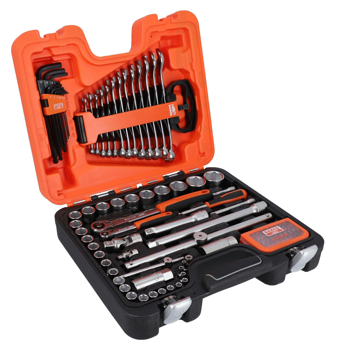 Bahco S95 BHS95 Vaso Set 1/4 &amp; 1/2, Multicolor