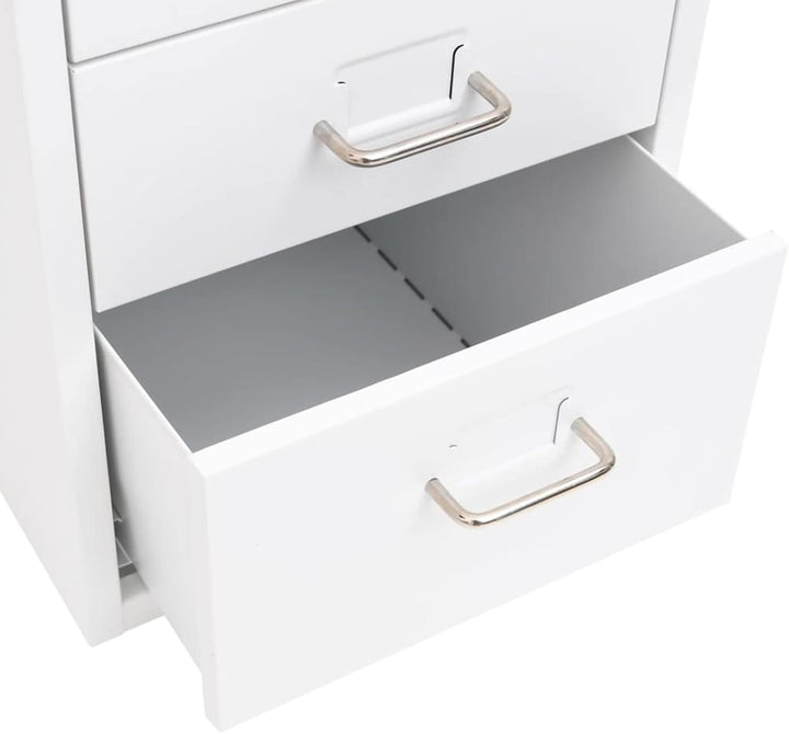 Tidyard Aktenschrank mit Rollen Büroschrank Schubladenschrank Stahlschrank Universalschrank Schrank