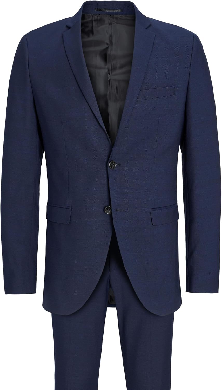 JACK & JONES Male Einreihiger Blazer und Hose JPRSOLARIS Slim Fit Anzug 42 Dark Navy/Fit:super Slim,