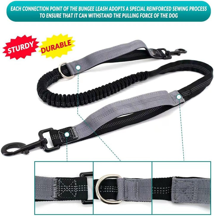 Leckerlitasche für Hunde, Bauchtasche für Hunde Zubehör-Leckerlibeutel mit Kotbeutelspender, reflekt