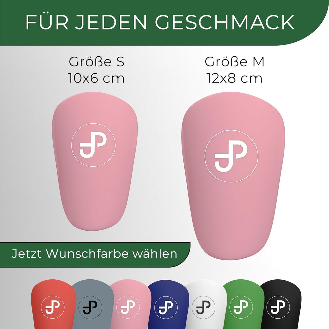 JDP Mini Schienbeinschoner, extra kleine Schienbeinschoner Fussball Herren, Anti-Rutsch Mini Schienb