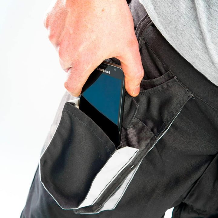NEO TOOLS Profi Arbeitshose Multifunktion Bundhose, Sicherheitshose, Oxford-Stoffverstärkungen, vers