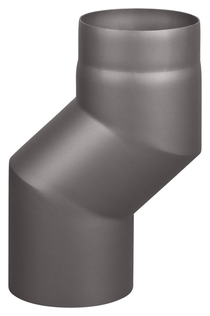 Rauchrohr Ø150mm Versatzbogen 80mm gussgrau Ofenrohr Kaminrohr Bogen Versatz 8cm Gussgrau, Bogen Ver