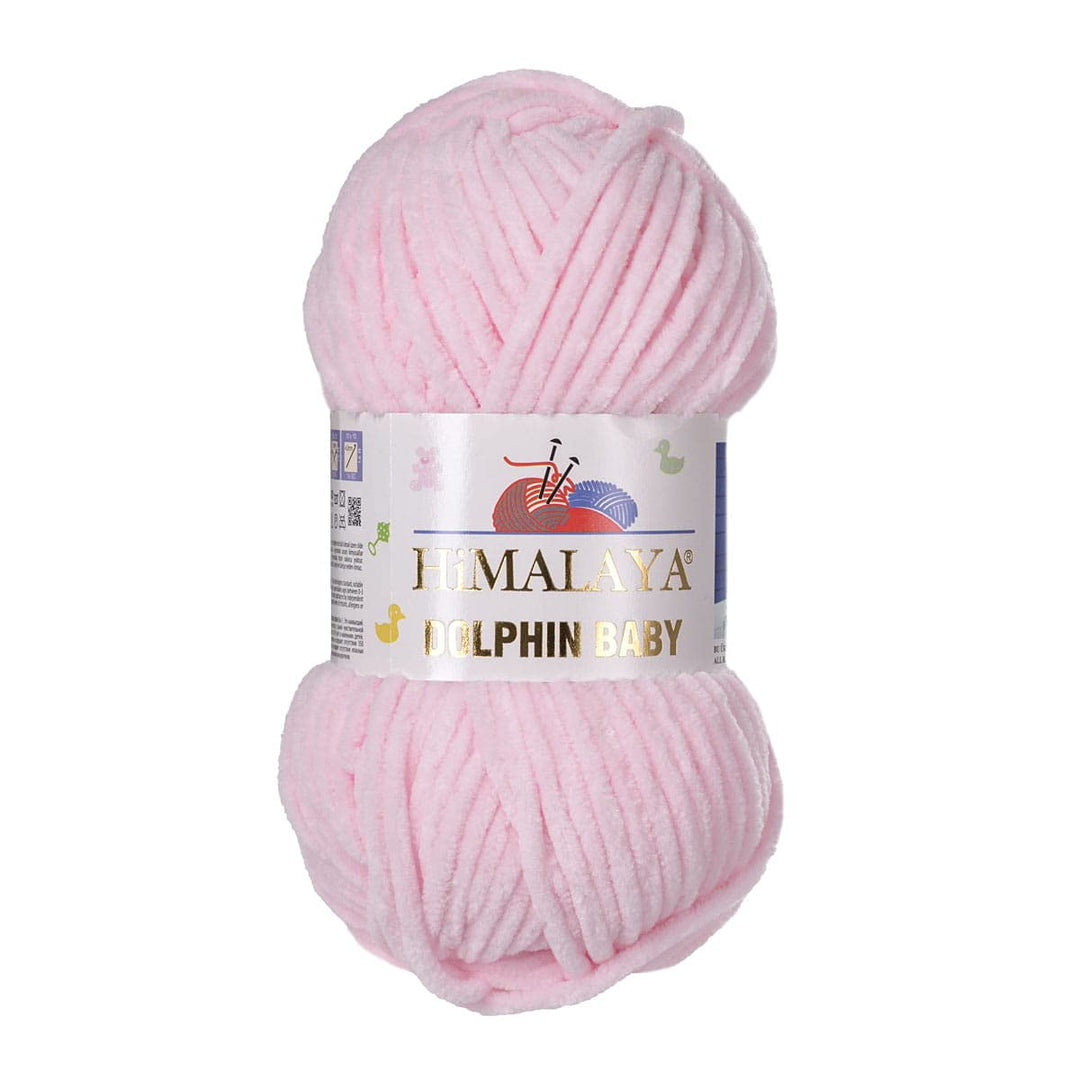 Himalaya Dolphin Strickgarn, 5 x 100 g, Babygarn, 500 g Garn Super Bulky, 600 m Rosa 80303, Rosa 803