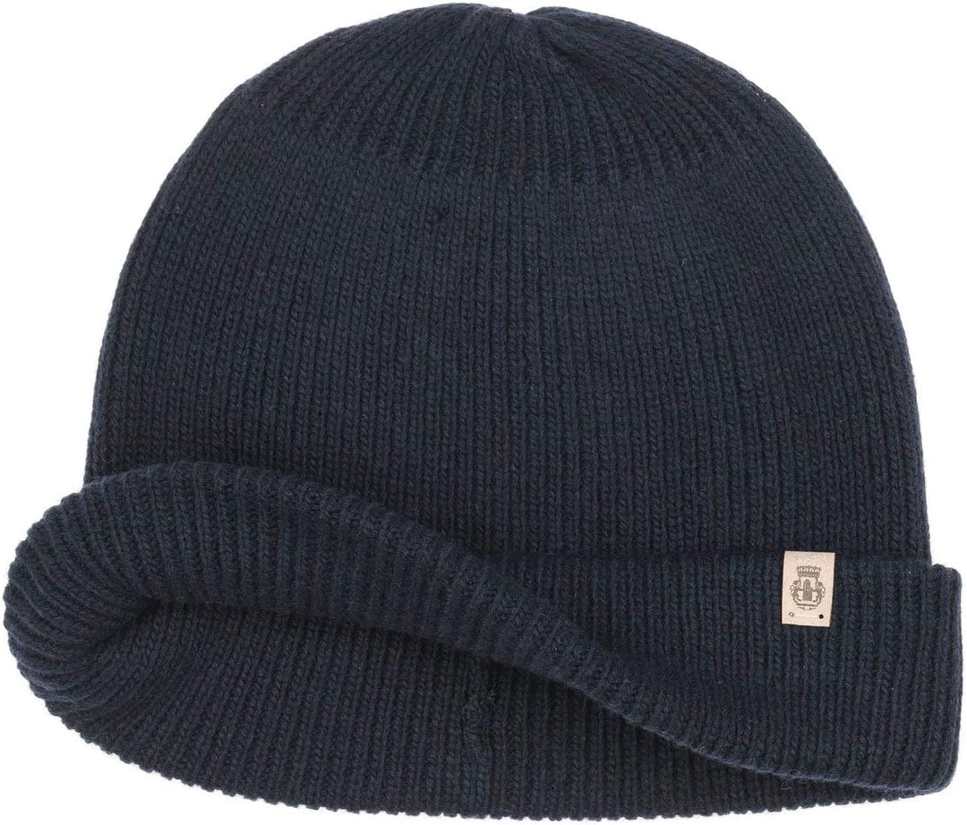 Roeckl Damen Essentials Umschlagmuetze Mütze 53-59 Blau, 53-59 Blau