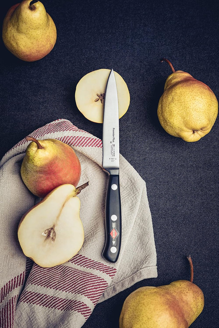 F. DICK Premier Plus Officemesser (Klingenlänge 12 cm, Kochmesser, Gemüsemesser, Küchenmesser, Härte